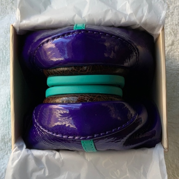 💜TIEKS PURPLE DIAMOND BALLET FLATS  💜NWT 💜 - Picture 3 of 16